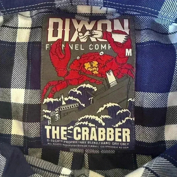 Dixxon “The Crabber” Women’s Flannel Shirt Size Medium New With Tags! - Picture 16 of 16